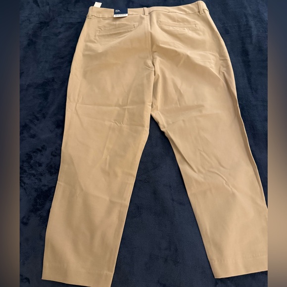 Old Navy Size 20 High-Waisted Pixie Skinny Ankle Pants Mocha Taffy Nee With Tags - Picture 8 of 9